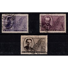 1936 - Sovjetunionen - AFA 546-48 - Frimærke - Stemplet.